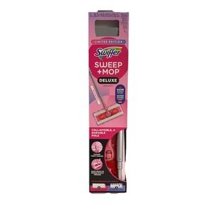 Swiffer Wicked Pink Sweep & Mop Deluxe 2-in-1 Kit‎ Limited Edition LE NEW Glinda
